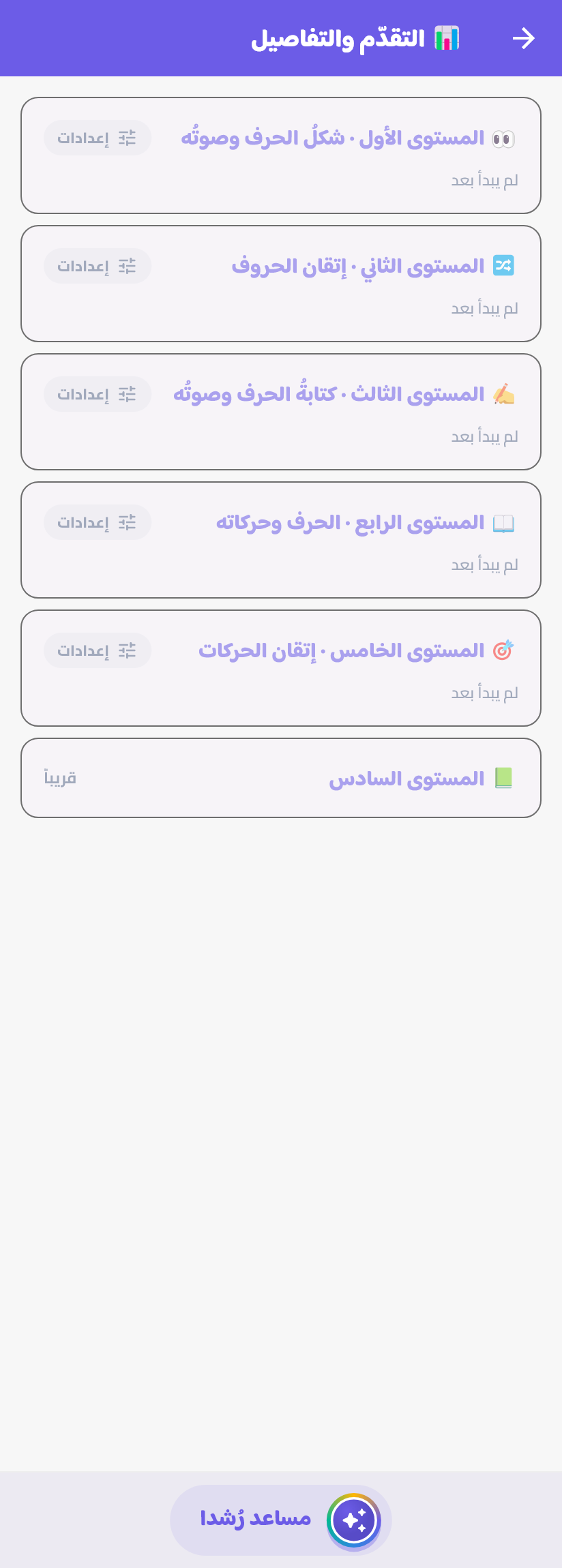 متى يعيد الطفلُ المستوى
